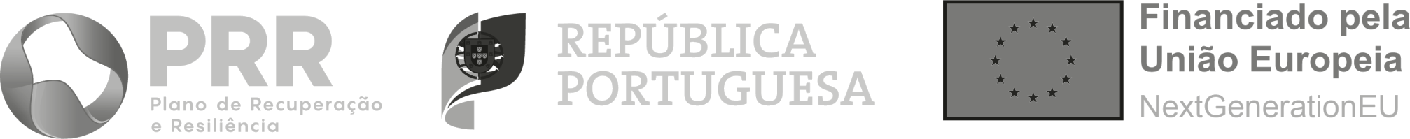 PRR · República Portuguesa · Financiado pela União Europeia — NextGenerationEU